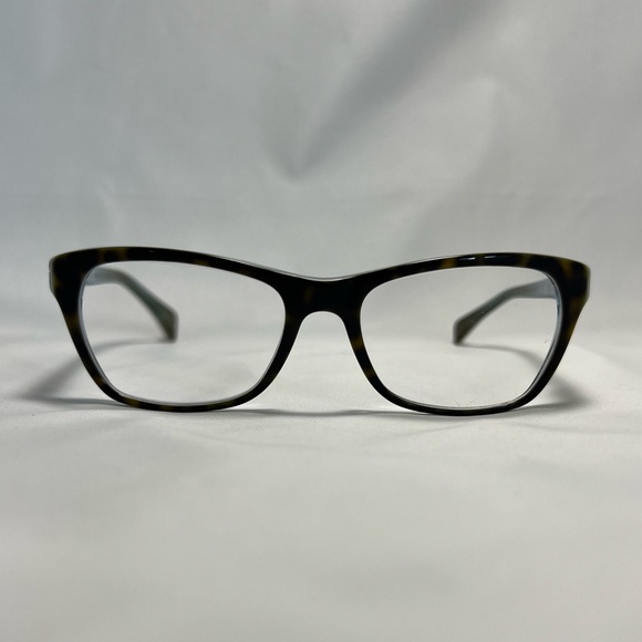 Ray-Ban Brown Tortoise and Blue Square Frame Eyeglasses - Frames Only - Picture 8 of 9